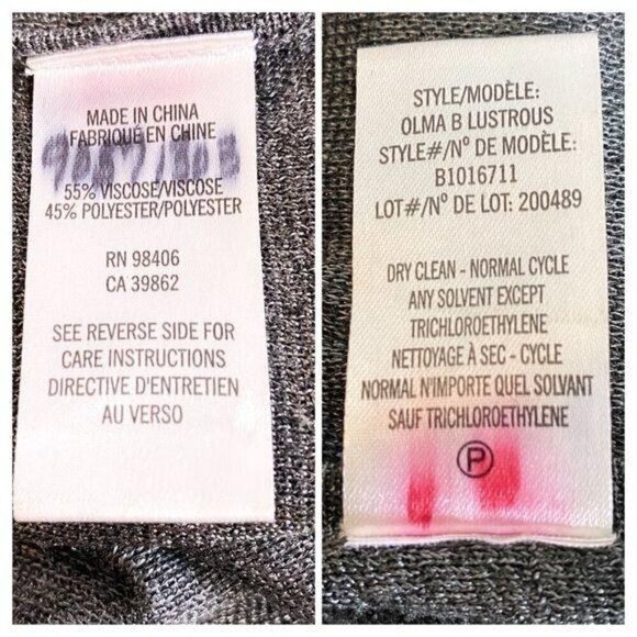 Theory scoop neck gray tunic top with side slits. Size M - Picture 8 of 9